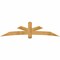 Ekena Millwork Alberta Rough Sawn Timber Gable Bracket, Western Red Cedar, 96"W x 24"H x 4"D x 6"F, 6/12 Pitch GBW096X24X0406ALB00RWR - alternate 1